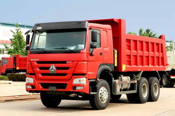 Howo 6x4 Dump Truck in Action