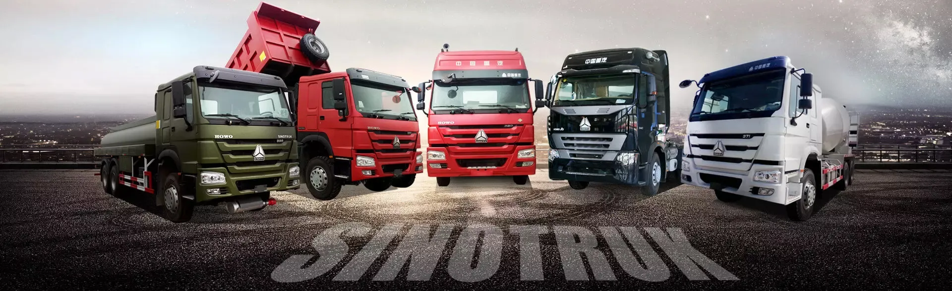 Camion Howo Sinotruk en chantier