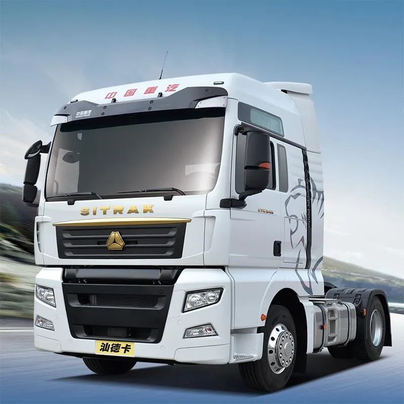 Sinotruk Sitrak C7H 6x4 tractor in metallic blue