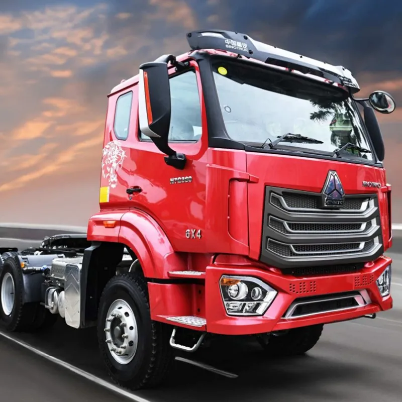 Howo N7 side profile showing H77L cab and wheelbase