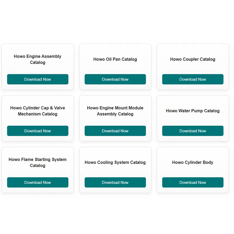 Sinotruk Howo genuine parts – engine and transmission components