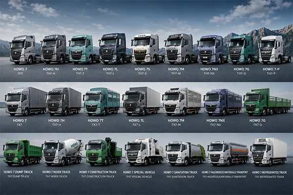 HOWO 2007 heavy truck on logistics route – historical milestone